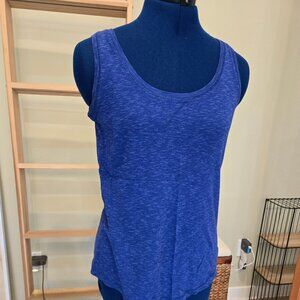 Women's royal blue Cynthia Rowley linen blend tank S